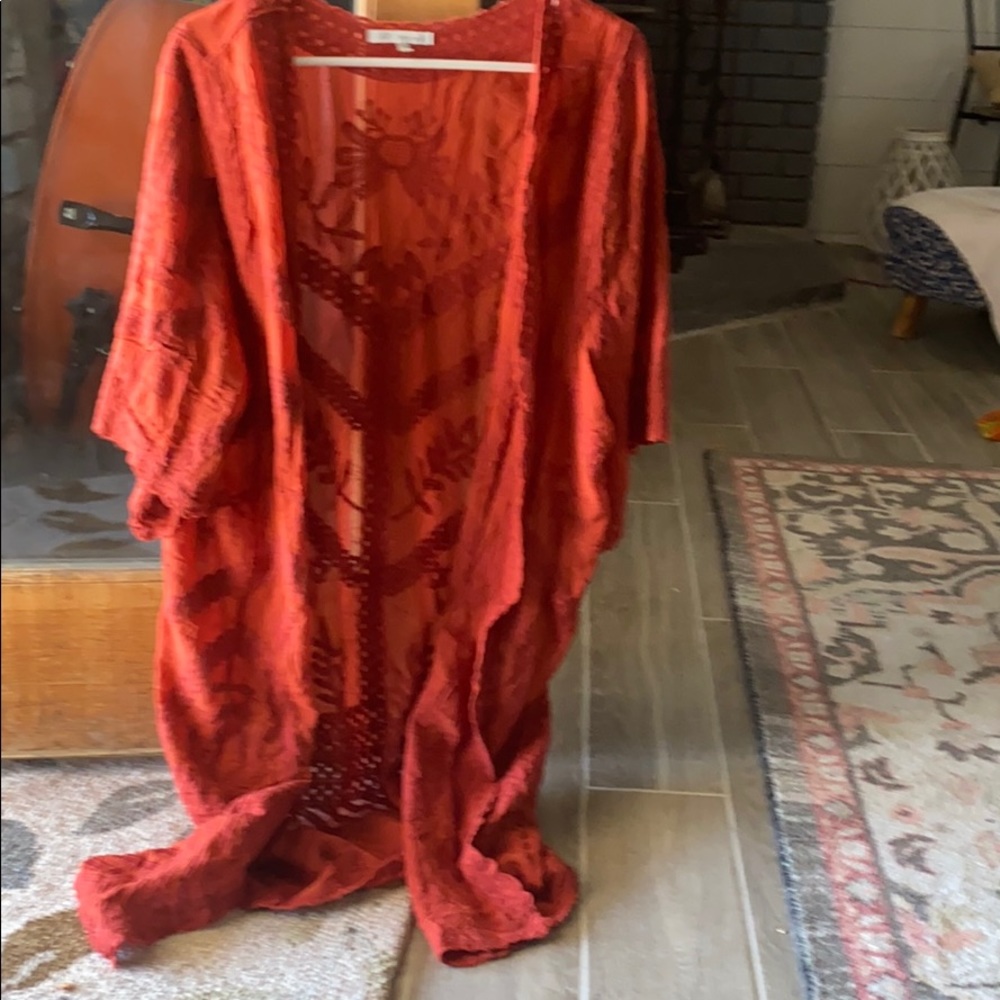 Deep orange wrap